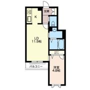 SOLEIL新所沢の間取り画像