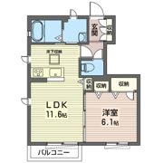 ミモザハウスHの間取り画像