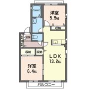メルベーユ港南台 壱番館の間取り画像