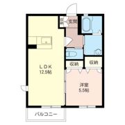 クレール Aの間取り画像