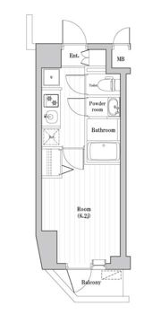 SPコート亀有の間取り画像