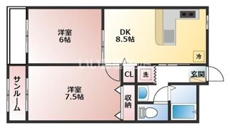 エクメーネ開の間取り画像