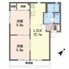 エレガンスハイツさつき Bの間取り画像