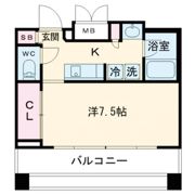 レジュールアッシュ梅田WESTの間取り画像