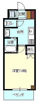 F＆Fアビタシオンの間取り画像