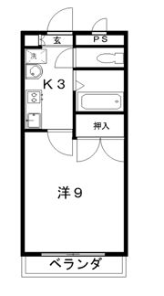 コーポオリエンタルの間取り画像