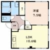 グリーンヒルズ Cの間取り画像