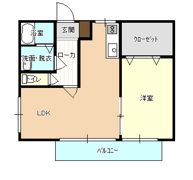 サニーハイツの間取り画像