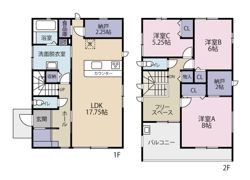 鹿谷町貸家の間取り画像