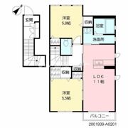 リヴィエール地行の間取り画像