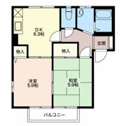 フレグランス白樺の間取り画像