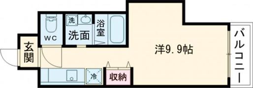 ウィステリアコート正雀の間取り画像