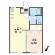月ケ丘ハイツの間取り画像