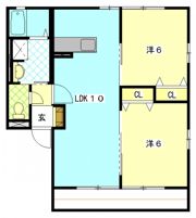 メイプルⅠの間取り画像