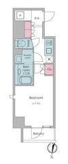 ドゥーエ日暮里の間取り画像