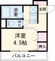 クレール住道の間取り画像