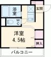 クレール住道の間取り画像
