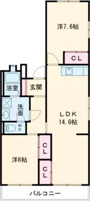 FL磯道の間取り画像