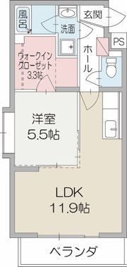 グリーンヒルタカハシⅢの間取り画像