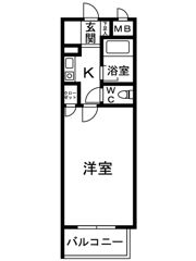 シャルマンフジ中之島壱番館の間取り画像