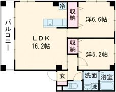 イーストヴィレッジBの間取り画像