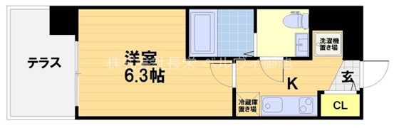 attrice太秦天神川の間取り画像