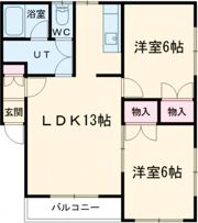 コーポヒカリAの間取り画像
