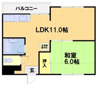 コクーン三条大宮の間取り画像