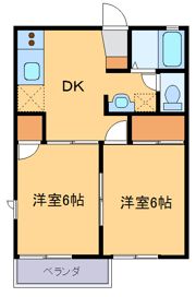 ボナール千吉良Aの間取り画像