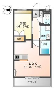 イーストヒルズ宿郷の間取り画像