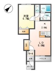 リバレインの間取り画像