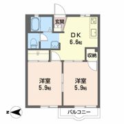グリーンヒルズの間取り画像