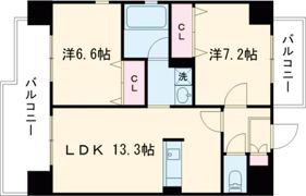 サクシード保田窪Ⅱの間取り画像