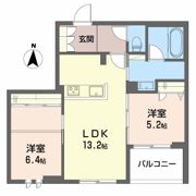 シャーメゾンリアン Ⅰの間取り画像