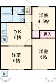エコーハイツKの間取り画像