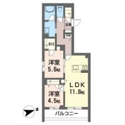 コートブランシュ湘南鵠沼の間取り画像