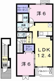 サンリットヴィラAの間取り画像