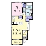 レスポワール Bの間取り画像