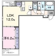 カーサ ビアンカ デュエの間取り画像