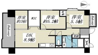 ロイヤルパレス泉中央の間取り画像