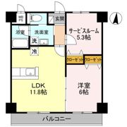 南越谷しののめ住宅の間取り画像