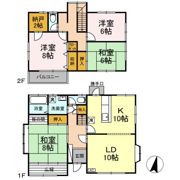 上麻生4丁目貸家の間取り画像