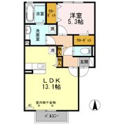 ボヌール Kの間取り画像
