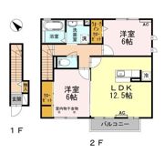ボヌール エムの間取り画像