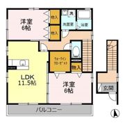 カサベルデ北条の間取り画像