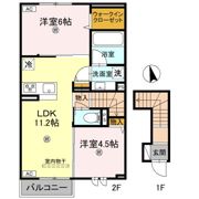 アンクレールの間取り画像