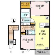 アンクレールの間取り画像