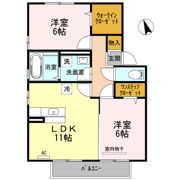 レスペート A棟の間取り画像