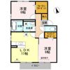 レスペート A棟の間取り画像