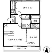 レガーロ夢咲の間取り画像
